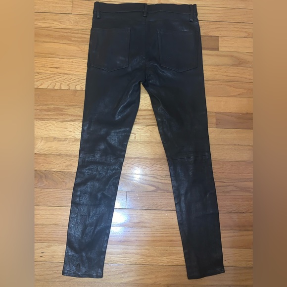Frame Le Skinny de Jeanne leather pants in black 30 - Picture 10 of 12
